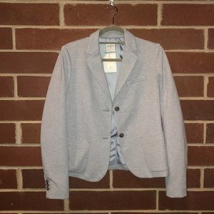 Gap Gray/Light Blue Blazer